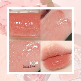 Mirror Light Ripple Lip Gloss Water Light Mirror Lipstick Glass Lacquer (Option: H03 Stroll Nebula)
