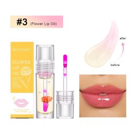 Flower Temperature Change Lip Gloss Nourishing Moisturizing (Option: Flowers Lip Gloss 3)