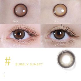 Mini Series Daily Color Contact Lenses (Option: Champagne Sunset-125Degree)