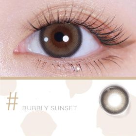 Mini Series Daily Color Contact Lenses (Option: Champagne Sunset-200Degree)