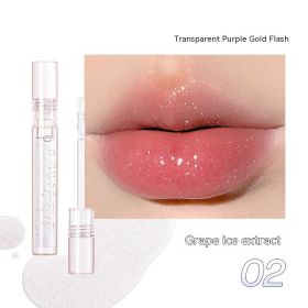 Transparent Lip Gloss Moisturizing Lipstick (Option: 02style)